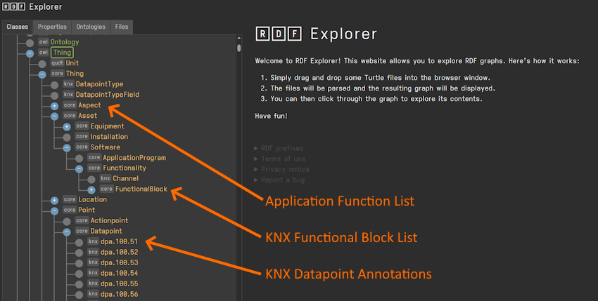 RDF Explorer KNX